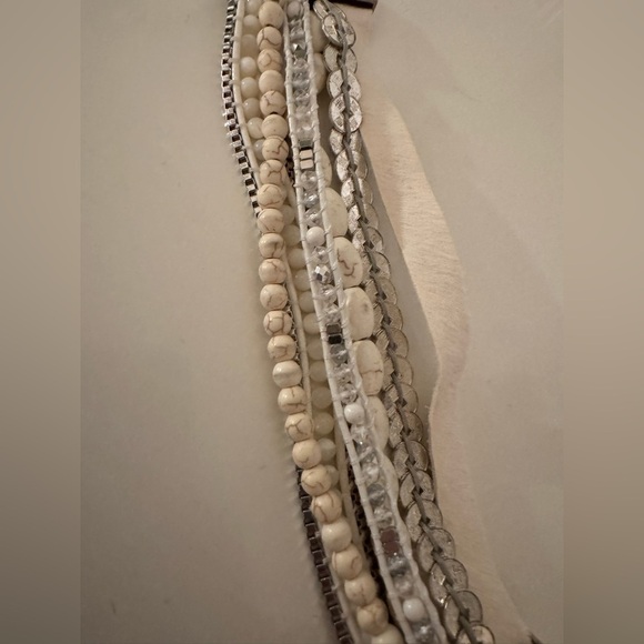 Victoria Emerson Silver and Cream Bracelet Set - Picture 4 of 6